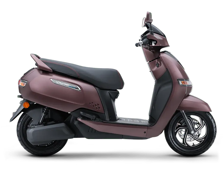 TVS iQube ST Electric Scooter Copper Bronze Matte Colour Right Side View